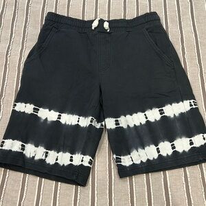 BOYS SZ L JOE’S Black and White pull on shorts